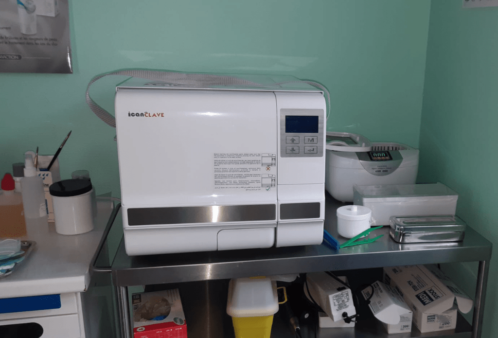 désinfection du matériel
